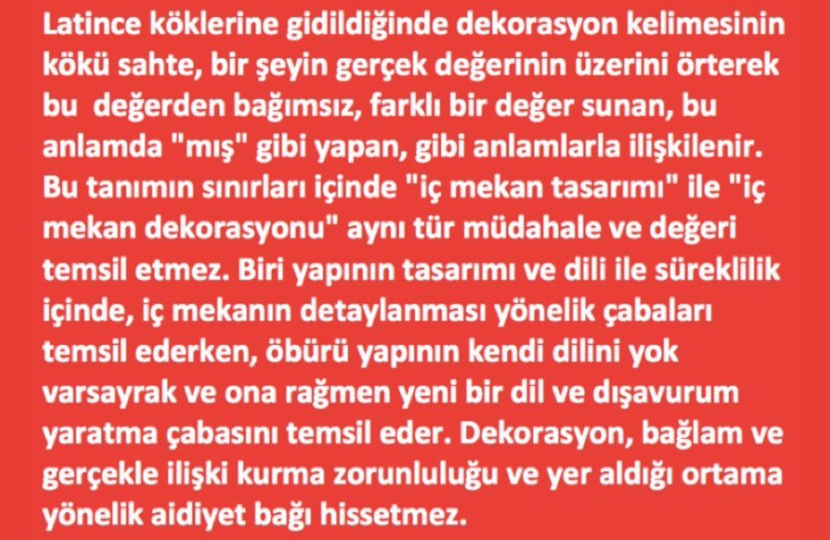 sık sık gündeme gelen “iç mimarlık” ile “dekorasyon” kavramları arasındaki farklar üzerine...