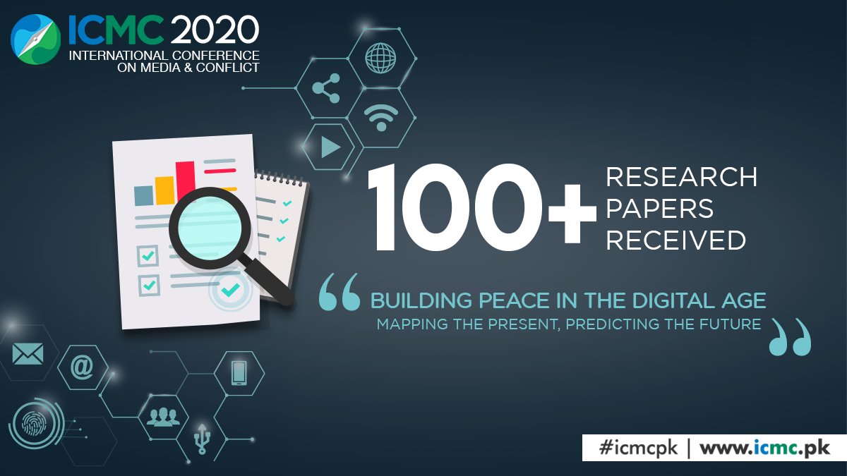 Over 100 research papers have been received this year for #ICMCPK. The papers are from local as well as international institutions and researchers.