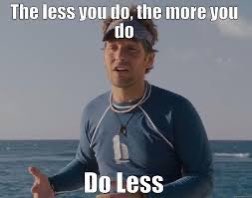 About laziness: I like to think of my laziness as being selectively participative which I take to mean unless something is absolutely necessarily important, I'm NOT going to do it, in line with my age long mantra of "why do more when you can do less" .