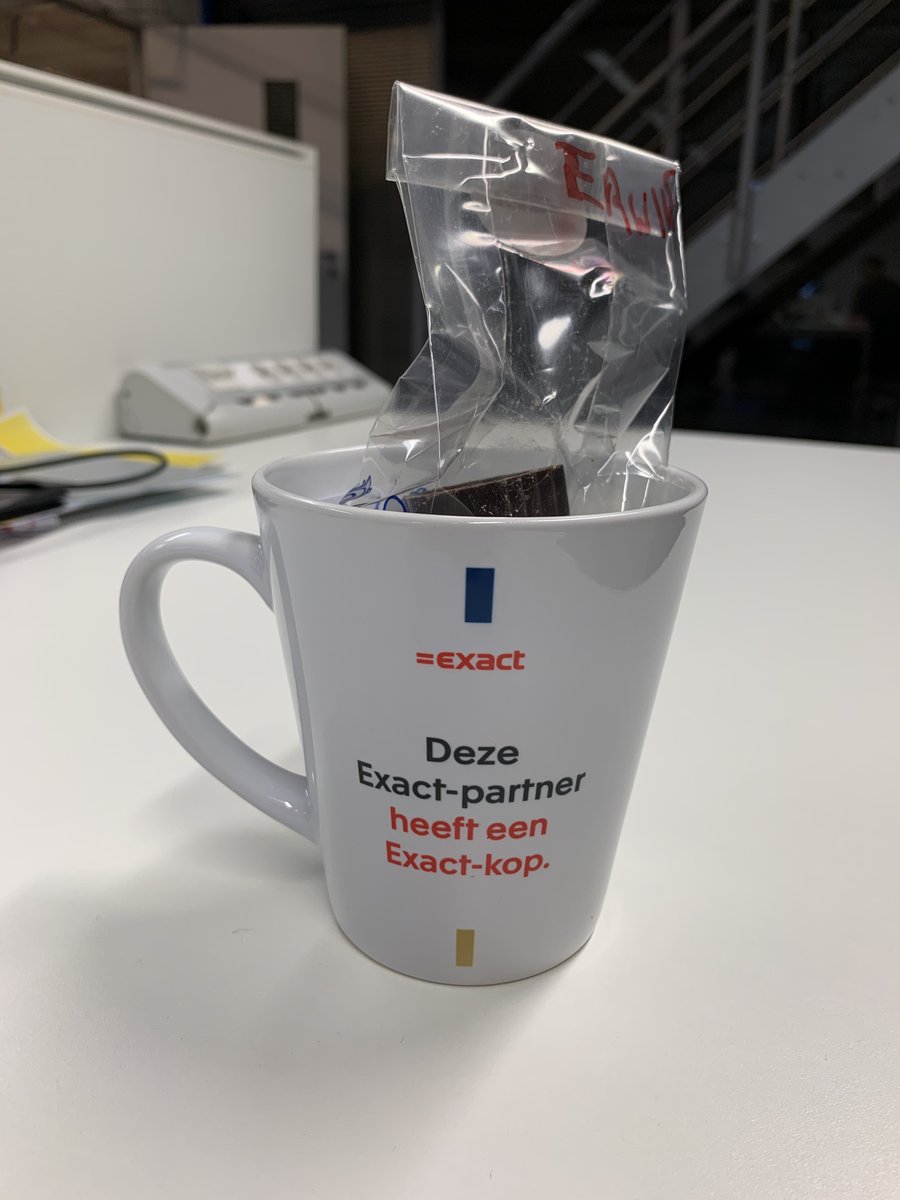 ‘Exact-kop’ wat een toffe woordspeling, thx <a href="/Exact_BE/">Exact BE</a> Exact Exact #breakingbarriers
