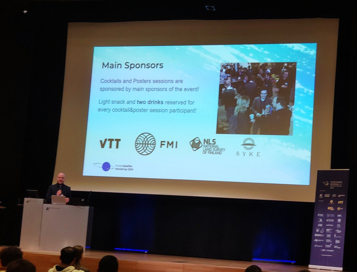 NicolaLinty's tweet photo. The @Maanmittaus and @fgi_nls are main sponsor at the #FSW2020, which is going on in Espoo. Come to visit our booth and learn how we use #satellites for #navigation and #positoning! https://t.co/JQSzeyn7x0