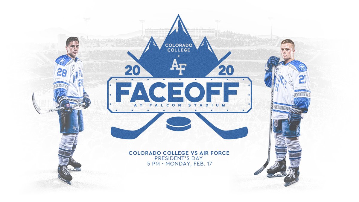 AF_HKY's tweet photo. Mark your 📅 

Feb. 17 we carve up Falcon Stadium!

#LetsFly | #FaceoffAtFalconStadium https://t.co/4y6hokMgYM