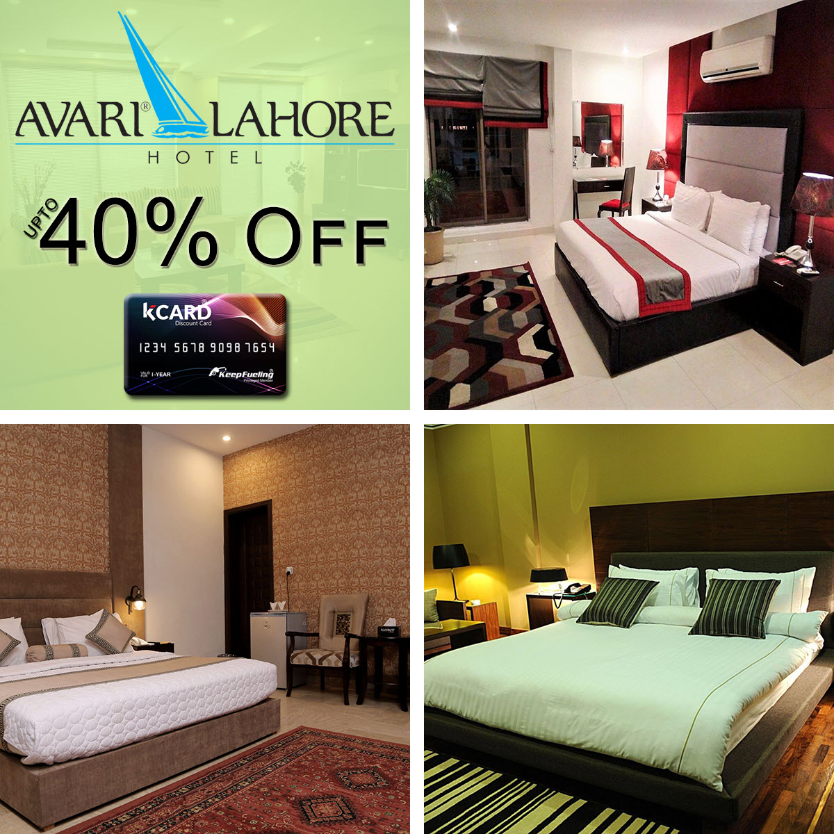 kcardpk's tweet photo. Book your stay at AVARI HOTEL Lahore &amp; get UPTO 40% Discount on Room Reservation with K CARD. For Room Reservation Call us at 03216000005

https://t.co/uBgyBZhzbJ

#kcard #kcardpk #discountCard #avariHotel #avariHotelLahore #hotelRoomReservation #roomReservation #hotel #hotels https://t.co/WxkwQIXjMn