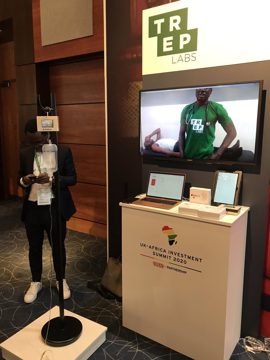 harphies's tweet photo. It’s @TrepHq showcasing our #innovation built with #ArtificialIntelligence and #IoT at #UKAfricaInvestmentSummit https://t.co/UkoVqiTooD