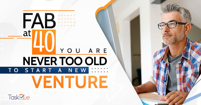 TaskQue's tweet image. If you have crossed your 40s (or even 50s), don’t think that you have passed your prime and can’t start a small business and can come up with a great idea any day. 

#taskque #enterpreneurship #business #businessidea #businessadvice blog.taskque.com/fab-at-40-star…