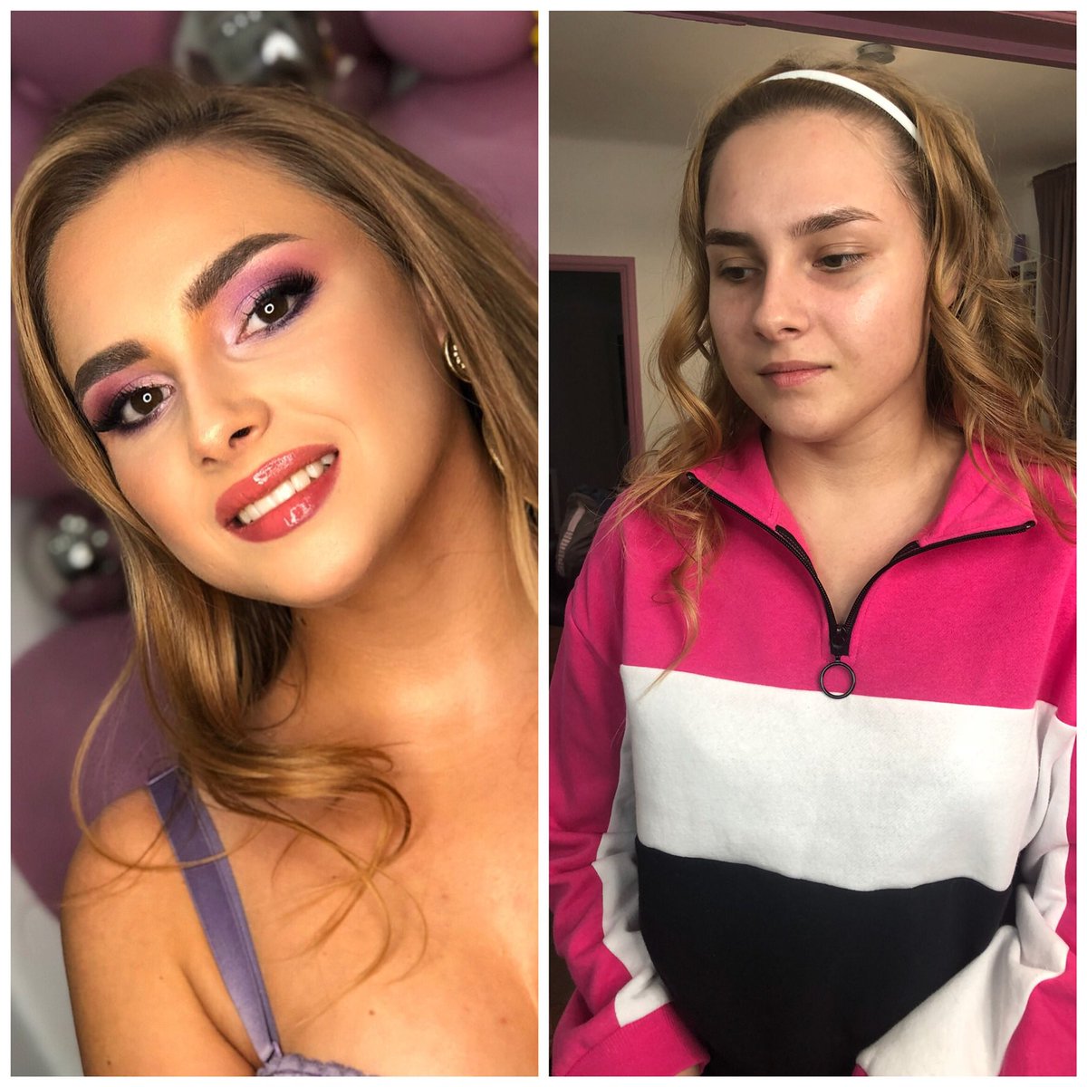 isvbeautyroom's tweet photo. AFTER/ BEFORE💕
———
#flawless #smokeyeyes ✨
____
@isvbeautyroom #isvgirls #makeup #purple #smokeyeye #hudabeauty #hair #blondehair #makeuplover #certified #mua #hairdo #curls #beautiful #balayage #makeupisv #getreadywithme #events #beauty #bucharest https://t.co/xI6I7aRQRD