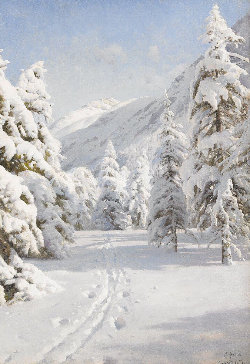 MRElectrique's tweet photo. És com si el País ens l'haguera pintat el danés Peder Mørk Mønsted #BlueMonday #SnowMonday https://t.co/MCsmctIfg6
