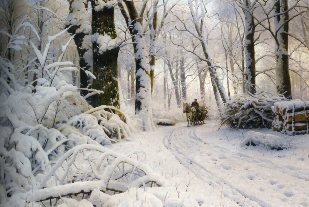 MRElectrique's tweet photo. És com si el País ens l'haguera pintat el danés Peder Mørk Mønsted #BlueMonday #SnowMonday https://t.co/MCsmctIfg6
