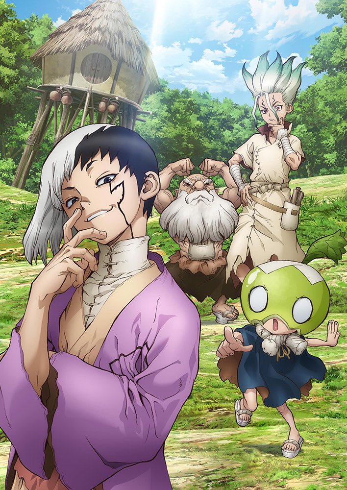 Dr Stone Dr Stone Blu Ray Art