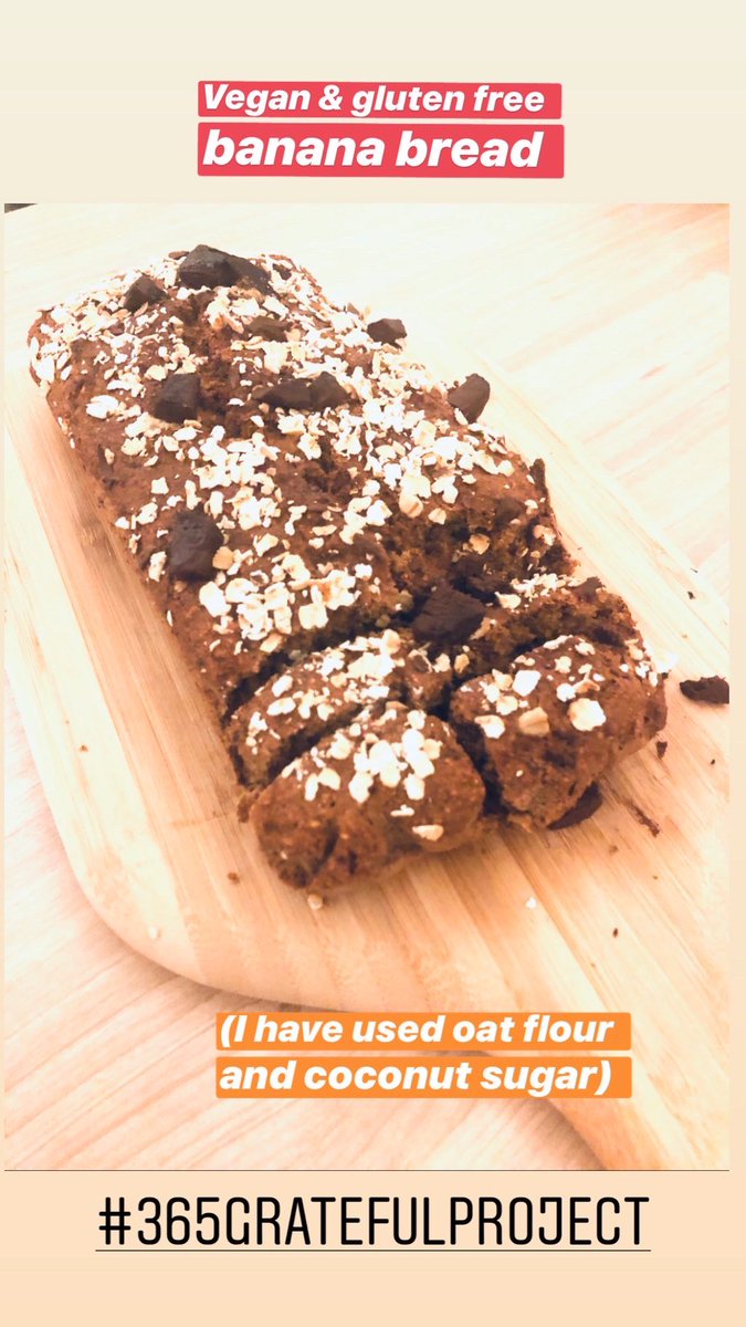 meghasarin's tweet photo. Vegan and gluten free banana bread #FitAsAFiddle #lifestyleblogger #veganfitness #Veganuary2020 https://t.co/MfRvfZXrf8