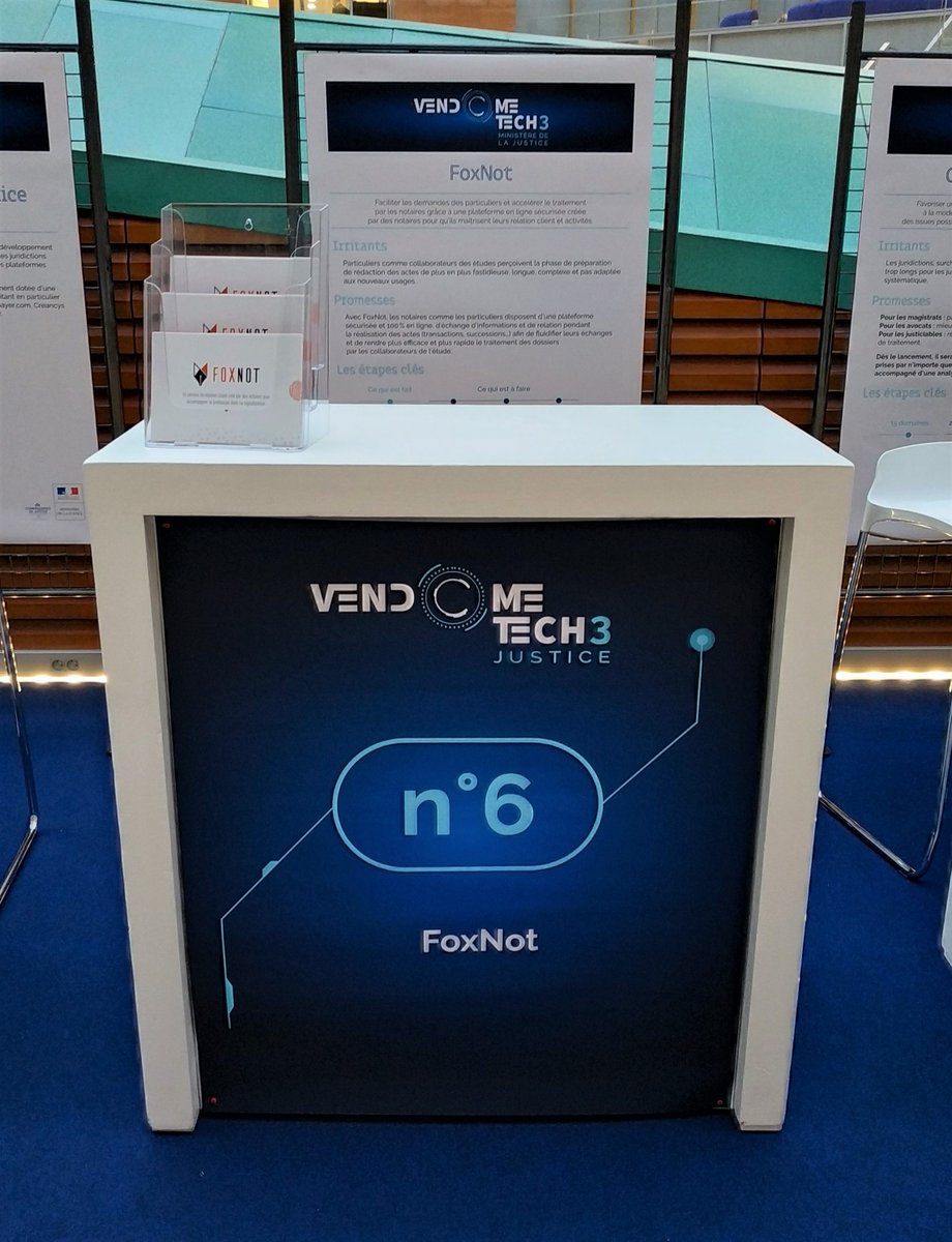 FoxNot3_0's tweet photo. La 3e édition de #VendomeTech vient de commencer !
#legaltech #TransfoNum https://t.co/tYNegE2g7R