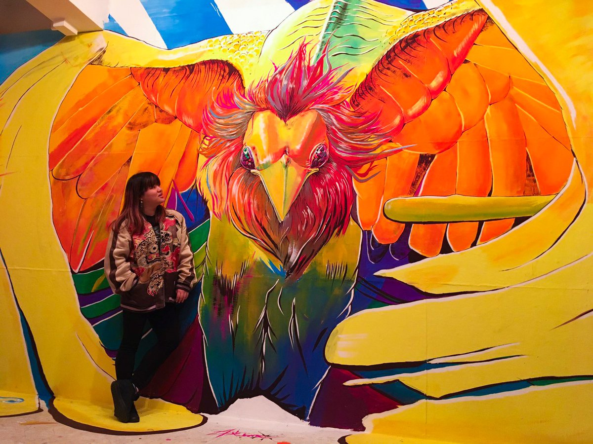 中村暁華音 Akane Nakamura A Twitter 来光 In Sundance 2 2020 1 19 Illustration Illust Painter Painting Paint Art Art Artist Livepaint Livepainting イラストエッセイ イラストレーター イラスト ライブペイント ライブペインター 鳳凰