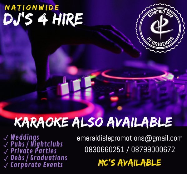 PromotionsIsle's tweet photo. DJs / MC / Karaoke Hosts available through EIP https://t.co/636yvd90Qx