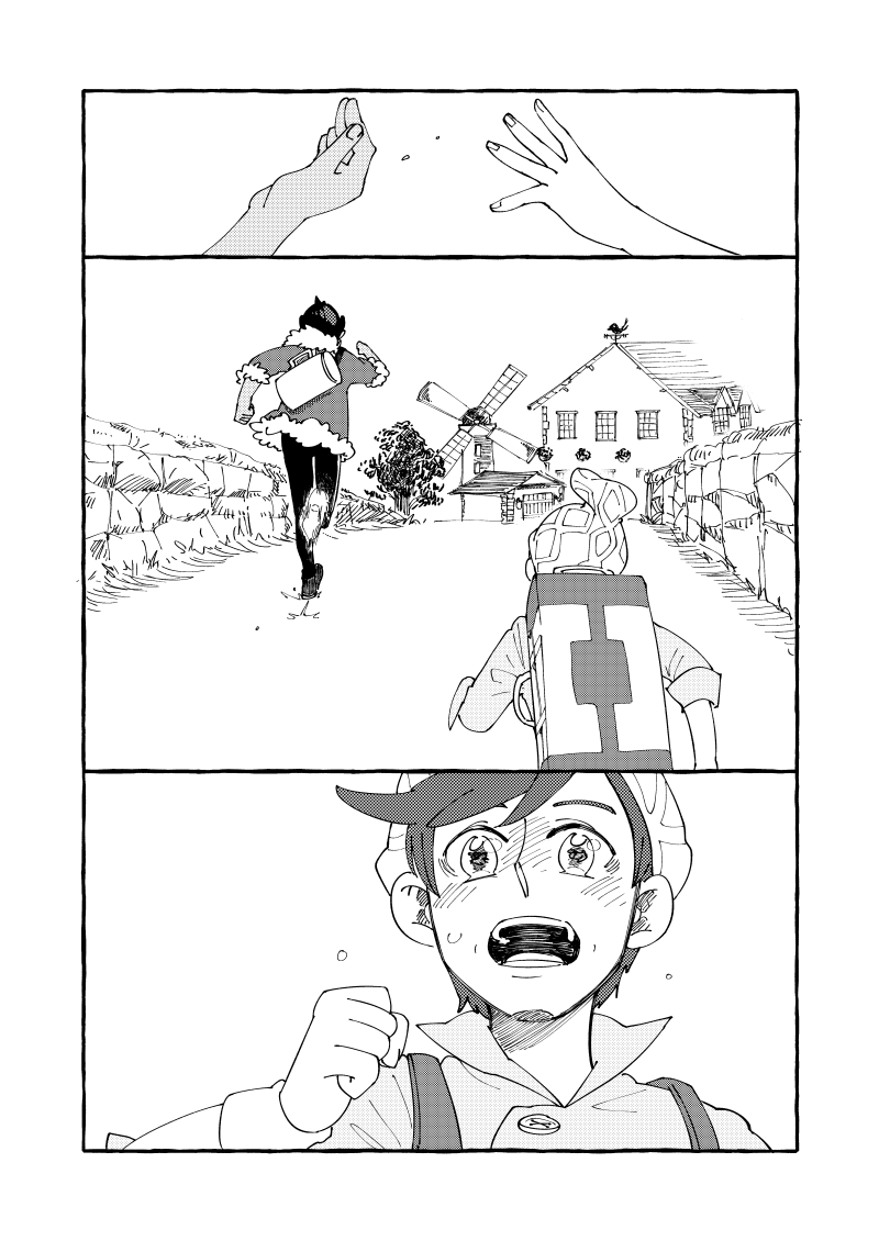 頑張れ駆け出しトレーナー①
(しょんぼりほっぷに心がゴリっとして衝動のまま描いた) 