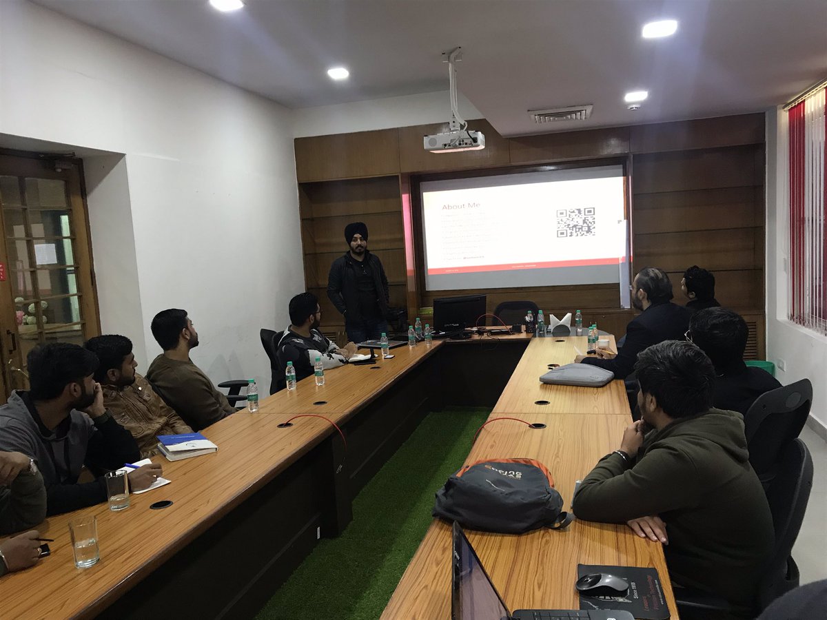 A special Thanks to @samanL33T  from null chandigarh team members  for providing such a wonderful talk and making his presence at @null0x00.  

#CyberSecurity #informationsecurity  #offensivesecurity @nullDelhi @Nullblr @r00trwx  @s3cd3vil @DevSecOpsgirl_  @infosecgirls