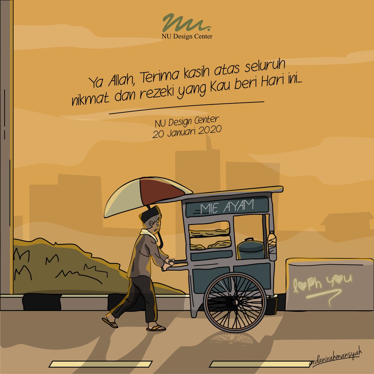 NU_designcenter's tweet photo. Seberapa banyak rezekimu hari ini tergantung caramu mensyukuri nikmat-Nya, bersyukurlah atas nikmat hari ini...
"Sesungguhnya jika kamu bersyukur, pasti Kami akan menambah (nikmat) kepadamu"
(QS. Ibrahim: 7)
#NUDesignCenter https://t.co/RBkjTNGz4S