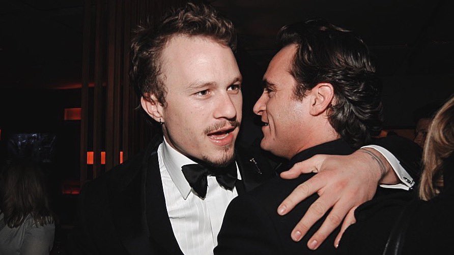 myvillaneve's tweet photo. joaquin’s tribute to heath..... i’m not crying, you are. https://t.co/xG7ubiwzem