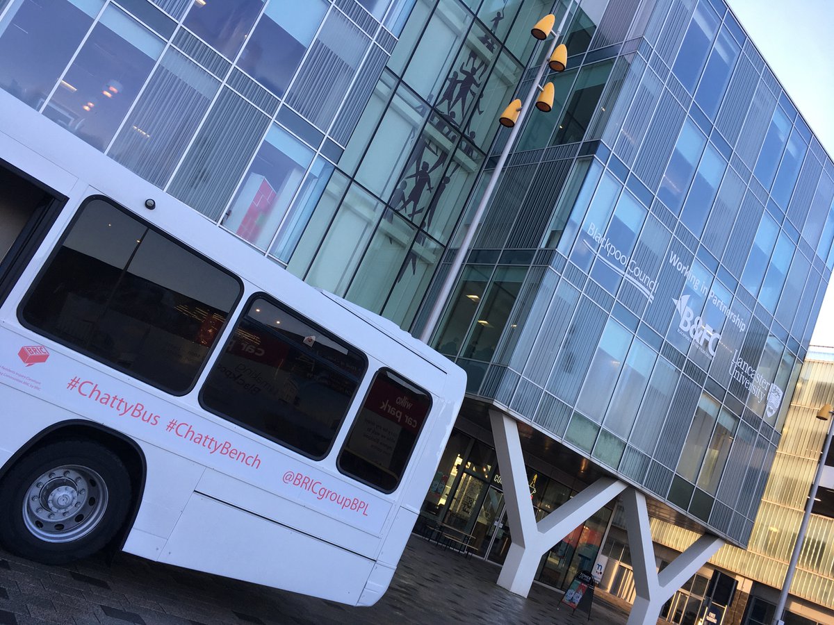 BRICgroupBPL's tweet photo. We have had a busy bus already today! we are currently outside Sainsburys and Bickerstaffe house till 12:30. #chattybus #chattybenchBPL #bluemonday https://t.co/DIGWJM0ztg