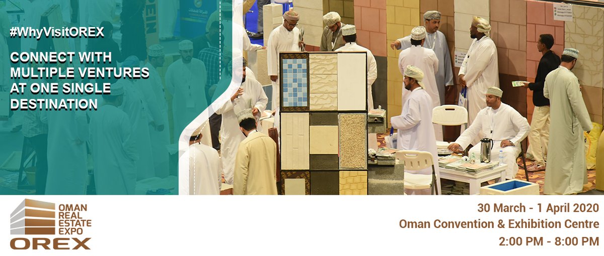OM_OREX's tweet photo. #OREX2020 will have consumers and real estate professionals from around the world with ‘a one-stop hub’ opportunity to capitalize and benefit from the best property deals and variety of services offered both locally and internationally.

Meet more than 50+ companies at one place. https://t.co/HENnmdqGE3