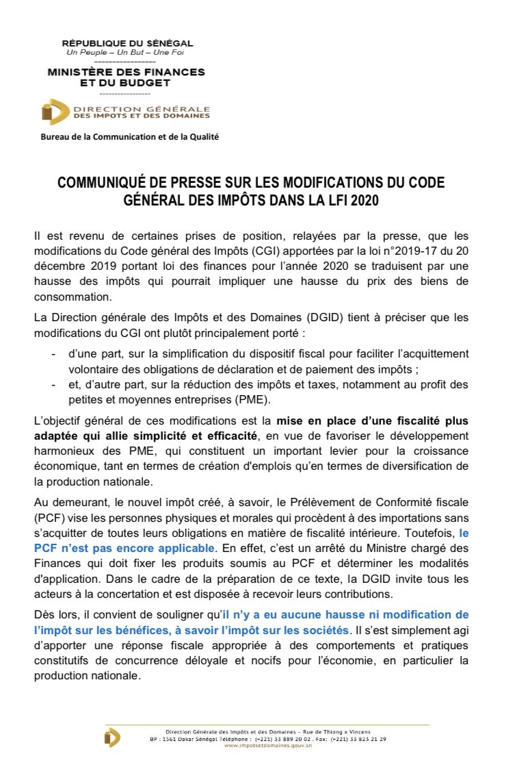 Ministère des Finances et du Budget tweet media