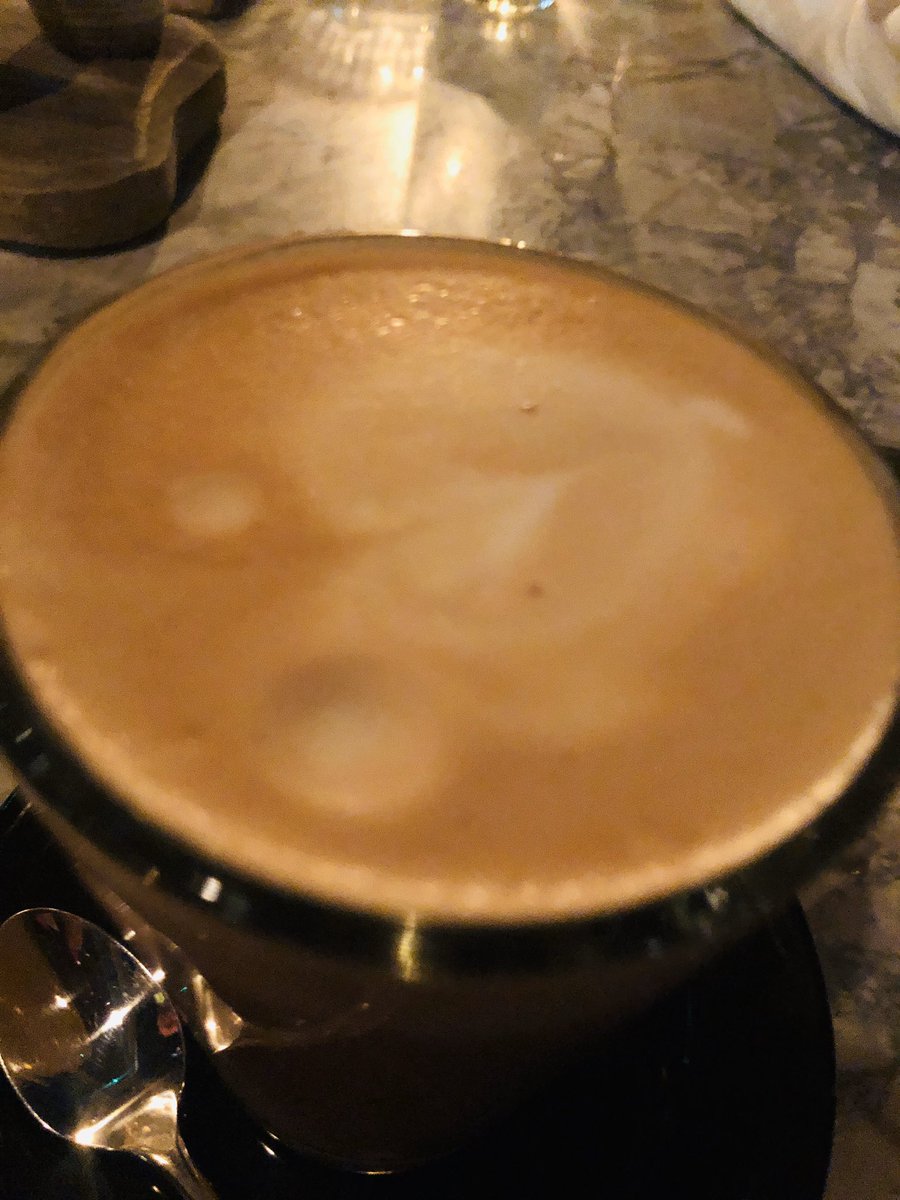 After dinner! Glass creamy velvety coffee last Friday evening <a href="/TheOakW12/">The Oak W12</a>  a work of art... #coffeehypeldn #coffeetime need one right now! #MondayMood