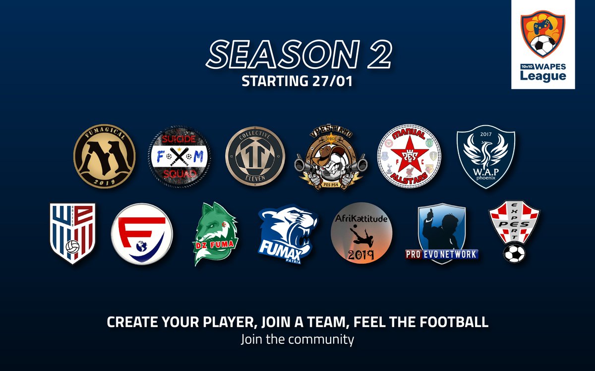 Le mode 11 vs 11 est de retour!

Créez votre propre joueur pro et vivez l'aventure du mode  club en ligne sur #eFootballPES2020! Rejoignez une communauté de joueurs passionnés et trouvez une équipe dès maintenant via notre formulaire d'inscription! 

docs.google.com/forms/d/e/1FAI…