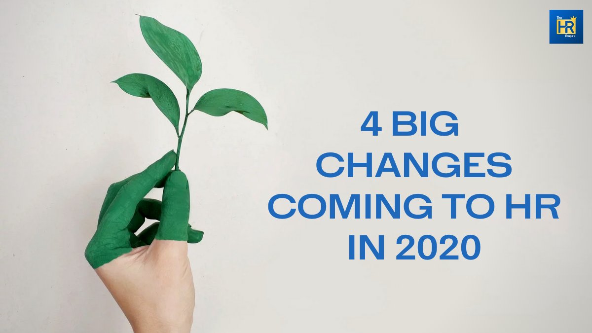 thehrempire's tweet photo. Four Big Changes Coming to #HR in 2020:
1. Deploying #chatbots to handle recruiting
2. #Reskilling of the workforce
3. Shaking up who's in the HR department
4. #HRdepartments leveraging #internaldata to find potential new leaders https://t.co/rWLAPLuHcq