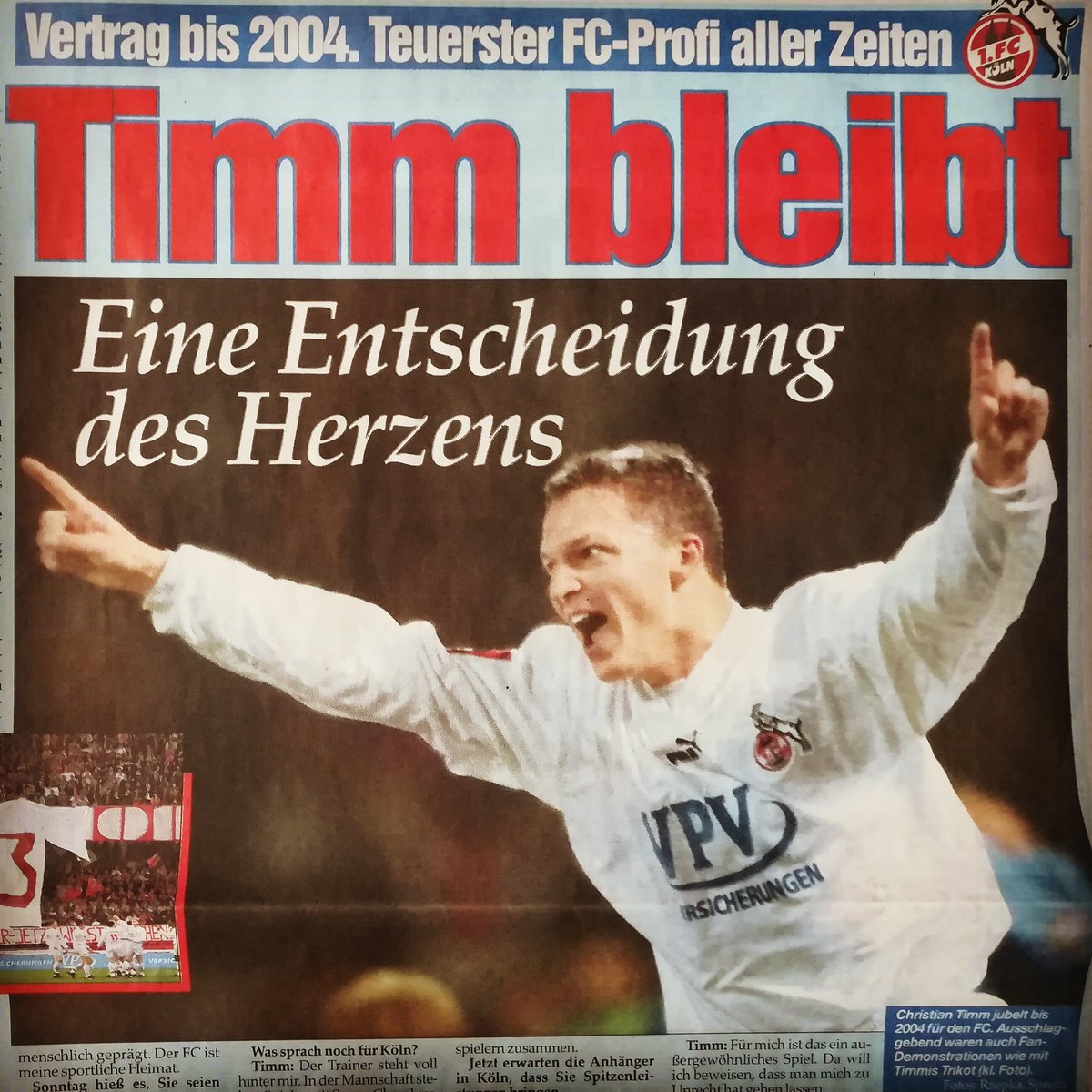 generation_dsf's tweet photo. Nachdem aus dem #Combock von #Poldi ja leider nichts wird, können sich die #Fans wenigstens damit trösten, dass es dem #Vorstand gelungen ist, aufstrebende #Talente langfristig an den #Klub zu binden. 🔴⚪✒️
#effzeh #podolski #heldt #wolf #wehrle #timm #entscheidungdesherzens https://t.co/b5fSVcfbV2