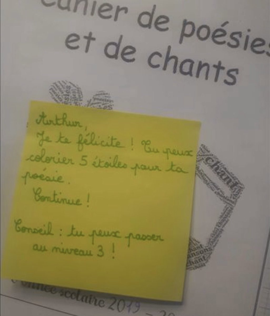 Post-it d'encouragement !
Une vidéo proposée par Marine, de la circo de <a href="/IENLuxeuil/">Circo Luxeuil</a> <a href="/acbesancon/">Académie de Besançon</a> 
Merci à Marine ainsi qu’à l’équipe de l’inspection de l’éducation nationale de Luxueil les Bains (Haute Saône) 👍🏻😀
▶️ bit.ly/2tzAwSX