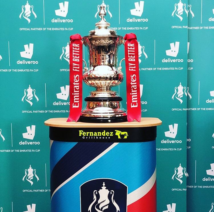 .
🏆THE FA CUP IS HERE UNTIL 16:00!!!
.
📷SELFIE OPPORTUNITY!!
.
⛔️SPECIAL EVENT TODAY!!
.
🏆TODAY is not just an ordinary day, today we have the FA Cup at Fernandez Grillhouse Leicester!!
.
📷JOIN US for lunch &amp; take a PHOTO with the trophy!!
.
🕑12:00-16:00
.
.