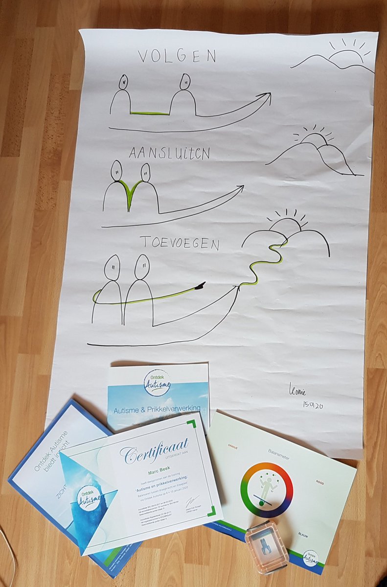 Leerzame cursus Autisme &amp; Prikkelverwerking gevolgd bij <a href="/OntdekAutisme/">Ontdek Autisme</a> : nieuwe ideeën over ontwikkelingsmogelijkheden