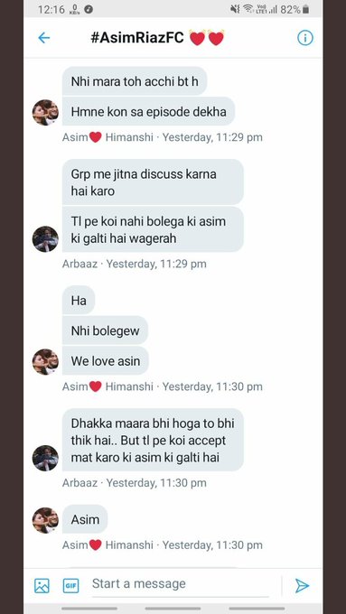 team_shukla's tweet photo. Asim Fans on Twitter TL: ๐ฆ๐ฆ
Asim Fans on Twitter DM: ๐๐ถ๐
Enjoy the entertaining conversation in one of the #SnakeRiaz Fan groups.. ๐คฃ๐๐ #ChartbusterSid https://t.co/aE8WZijZ8i