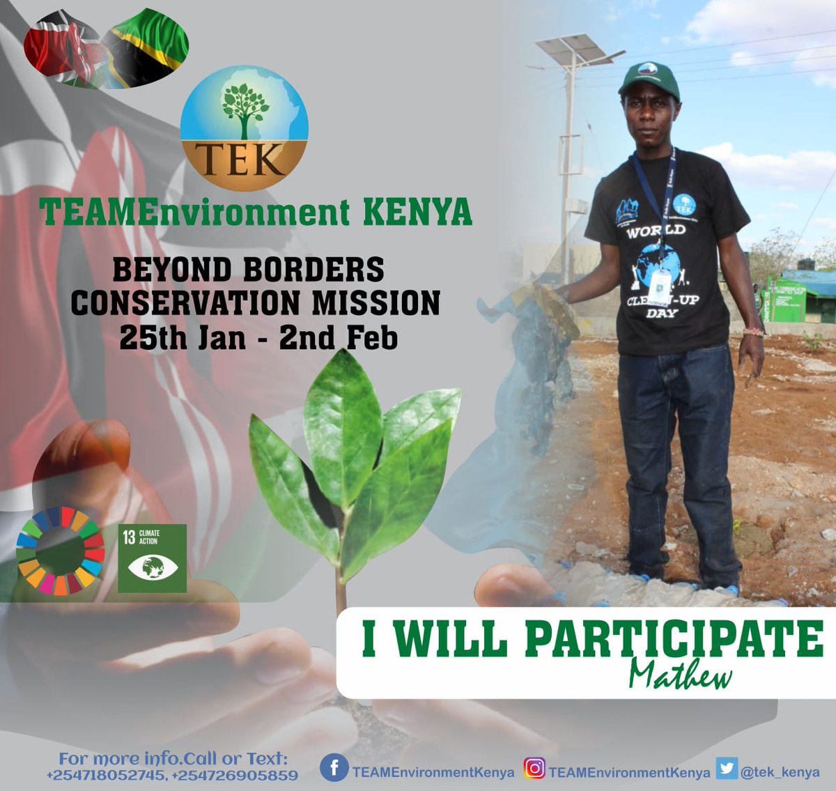 tek_kenya's tweet photo. #WWDTanzania #TujePamoja #KeepTanzaniaBreathing
#ConservationBeyondBorders
@UhuruKenyatta @WilliamRuto
@Environment_Ke. @NemaKenya
@UnEnvironment @NetFund
@Pacja1 @Wwf @GreenPeace
@Kfs @Kws @KWTA
@Safaricom
@EquityBank @Nic @citizentvkenya
@LetsDoItKenya @KiliProject
👍🏽👊🏽🤝🏽💪🏽 https://t.co/DdKeHQkqmq