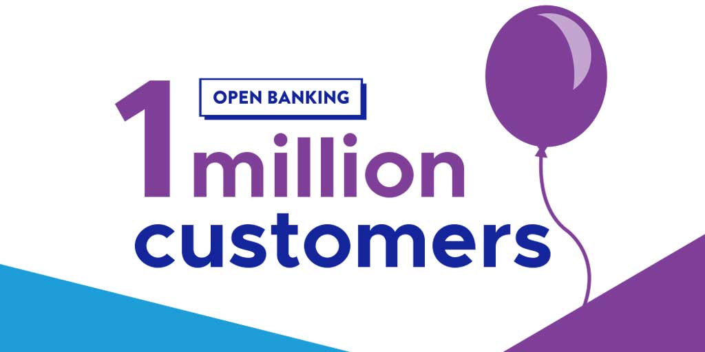 Thank you to the 1 million customers using Open Banking in the UK to safely and securely connect their bank accounts with regulated third parties, offering benefits from automatic savings and discounts to helping build a user's credit rating. #openbanking ow.ly/nYSd50xZTDg