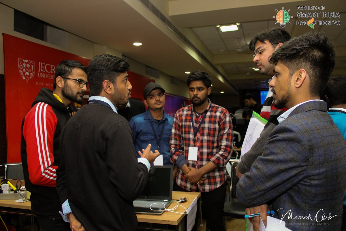 jecrc_unique's tweet photo. After 8 hours of work performance our judges evaluated the work done by each team on varied basis like implementation time taken, feasibility of idea, element of inventiveness and much more. They are all set to know how they have performed.
 #SIH #SmartIndiaHackathon2020 #MHRD https://t.co/jz6CaCXGe5