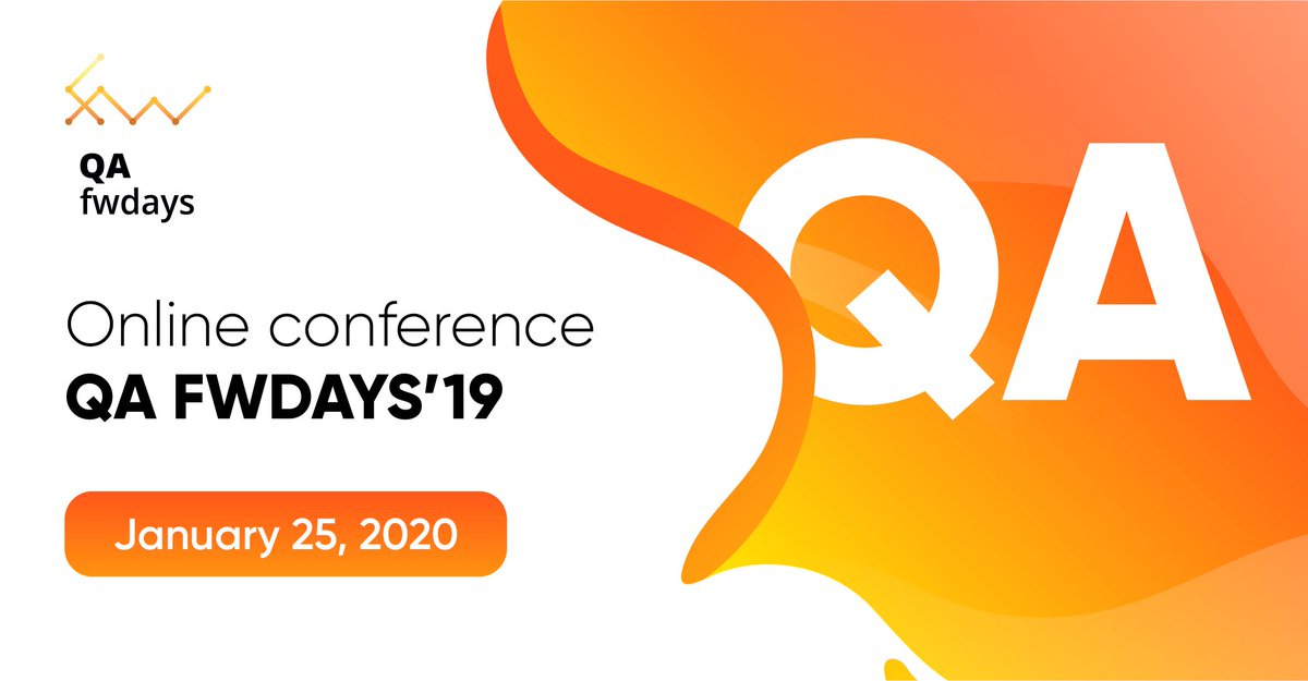 ngtalks_ua's tweet photo. Hello)

😃 On January 25, 2020, there will be a free online conference from Fwdays - QA fwdays'20 devoted to testing project and quality assurance. Conference for testers and everybody working with software automation.

https://t.co/LnujATx6Sa https://t.co/7zNYNJcGyk