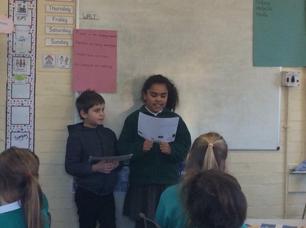 Springwood_Prm's tweet photo. Great presentations from #springcaernarfon, all about plastic. Very confident speakers. #springeco. https://t.co/2IDy6oRCXR