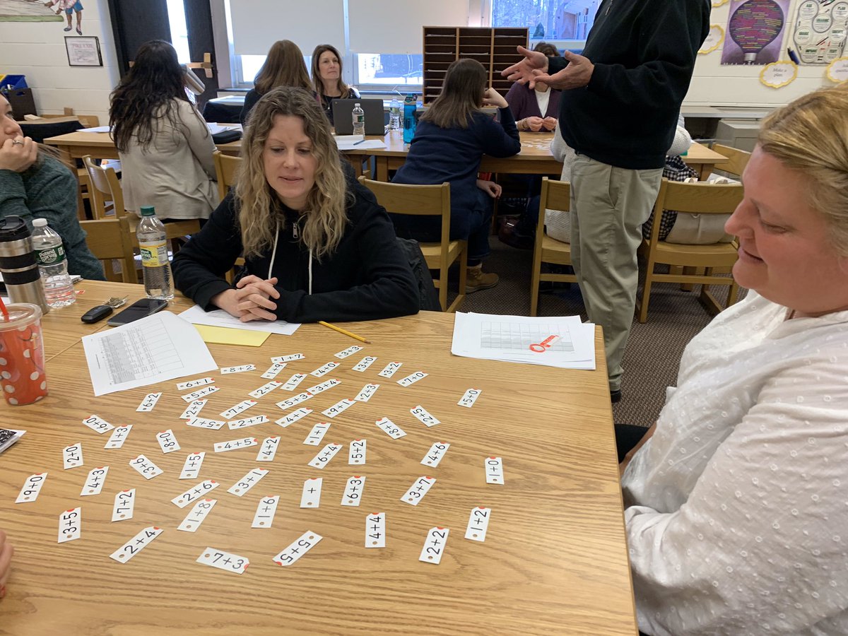 HPS_ABS's tweet photo. Starting our PD day off with some practice of strategies for math fluency. https://t.co/mAtkNRBcau