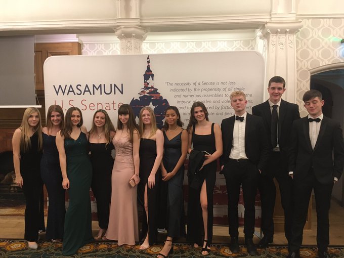 Langley_School's tweet photo. 12 of our students did a fantastic job debating and discussing global issues at @wycombeabbey in the #wasamun conference. In recreating a real-life diplomatic summit, some of them really stood out as potential #futureleaders. Read more: https://t.co/vJEFdrrlcx #modeldiplomacy https://t.co/N69dVhpENv