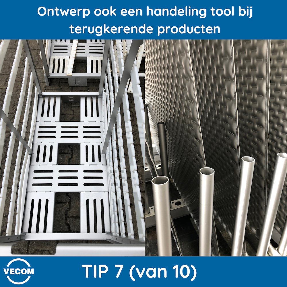 VecomNL's tweet photo. Tip 7: Ontwerp ook een handeling tool bij terugkerende producten. Een op maat gemaakte handeling tool voorkomt schades en bespoedigt het proces enorm. Bijzonder efficiënt. Deze 10 tips in je mailbox ontvangen? Vraag hem hier aan: https://t.co/1PLGKWny1S https://t.co/1yZV6tHuKn