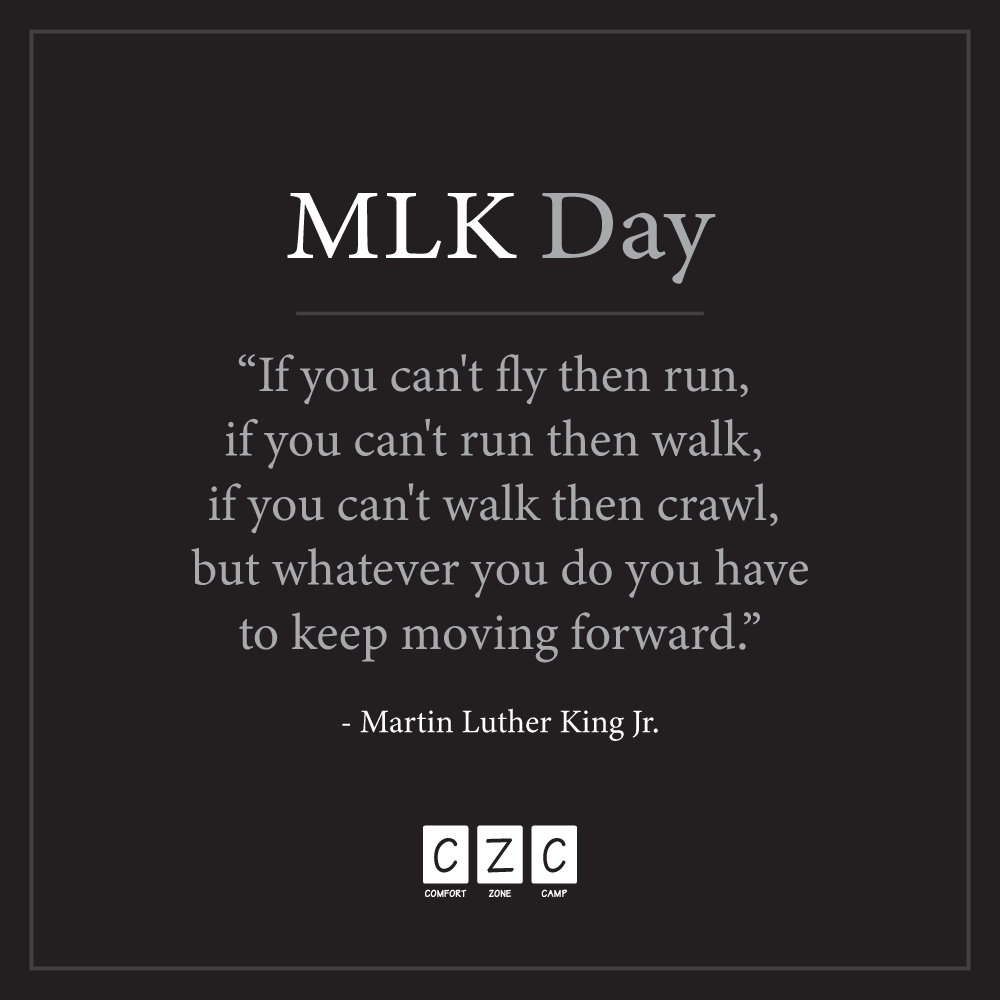 ComfortZoneCamp's tweet photo. Words of wisdom from Martin Luther King, Jr. ♥️#MLKDay
.
.
#comfortzonecamp #czcstrong #grievingchildren #martinlutherkingjr #nonprofit #campbubble #childrenscamp #supportczc #richmondva #rva https://t.co/SbS24hx4GG