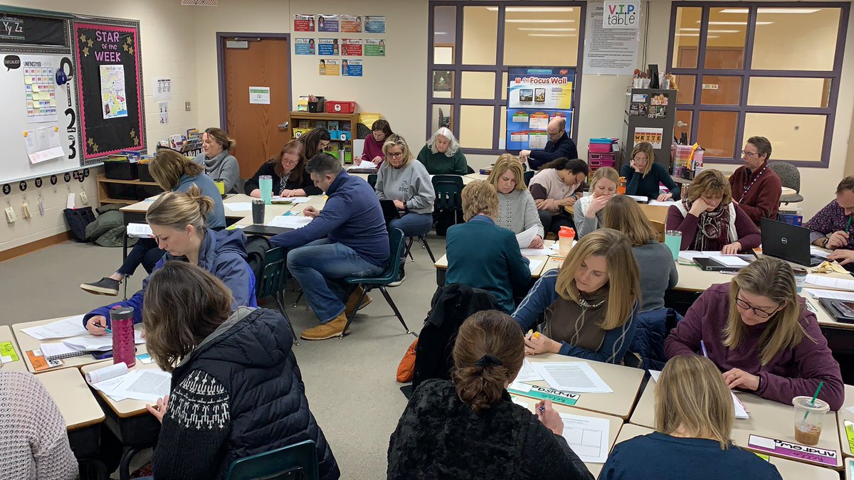 So fun getting to co-lead a session on How People Learn. Great teachers in here today.