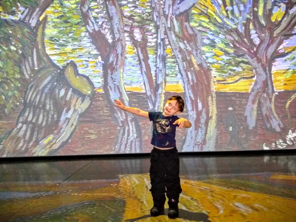 <a href="/StGabriel_EMSB/">St. Gabriel Elem</a> #Prekindergarten exploring Imagine #vangogh exibit in #MTL