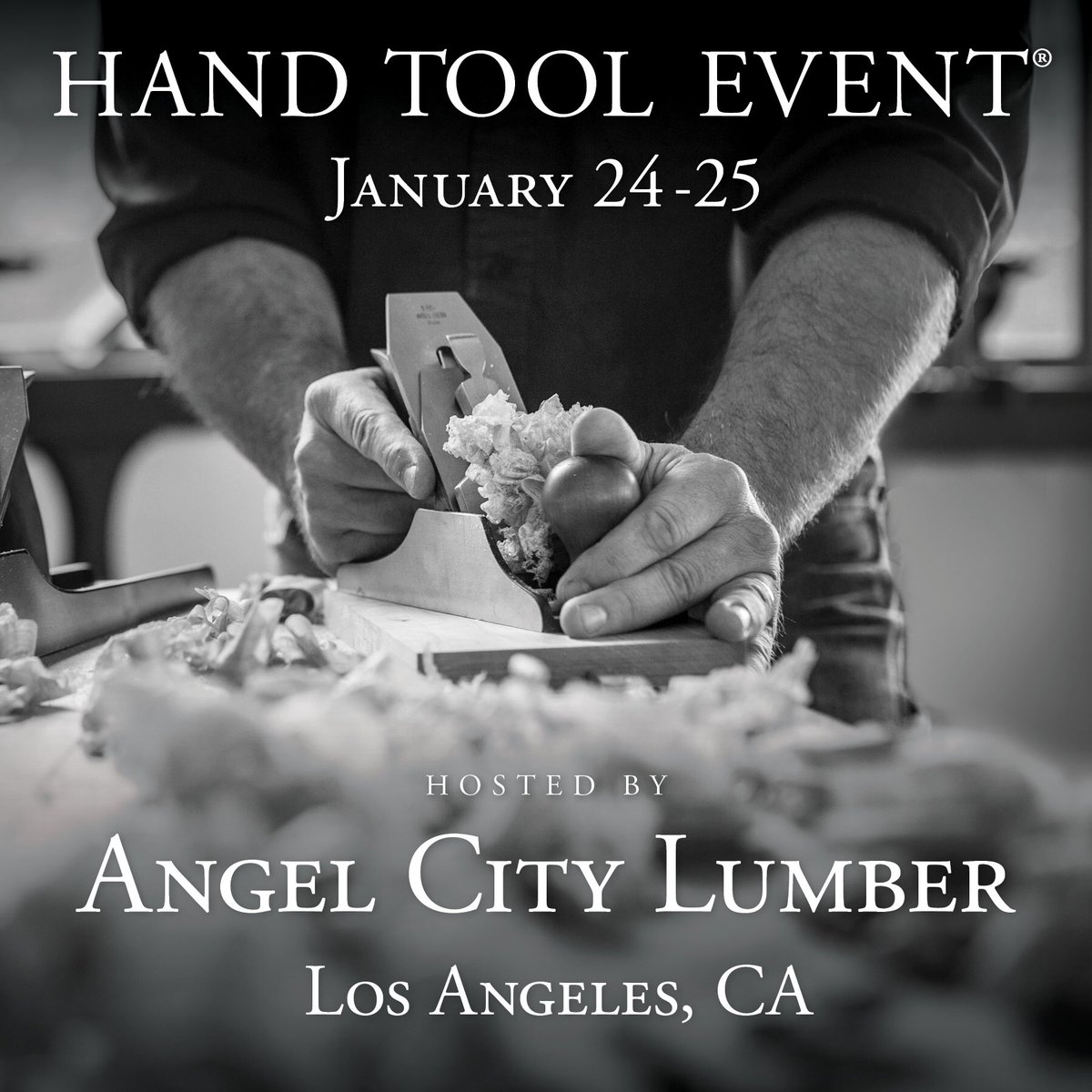lienielsen's tweet photo. This weekend's Hand Tool Event is at Angel City Lumber in Los Angeles, CA!  We are excited to be back and hope to see you between 10am-6pm on Friday, and 10am-5pm on Saturday. https://t.co/mRK0PqZUv4