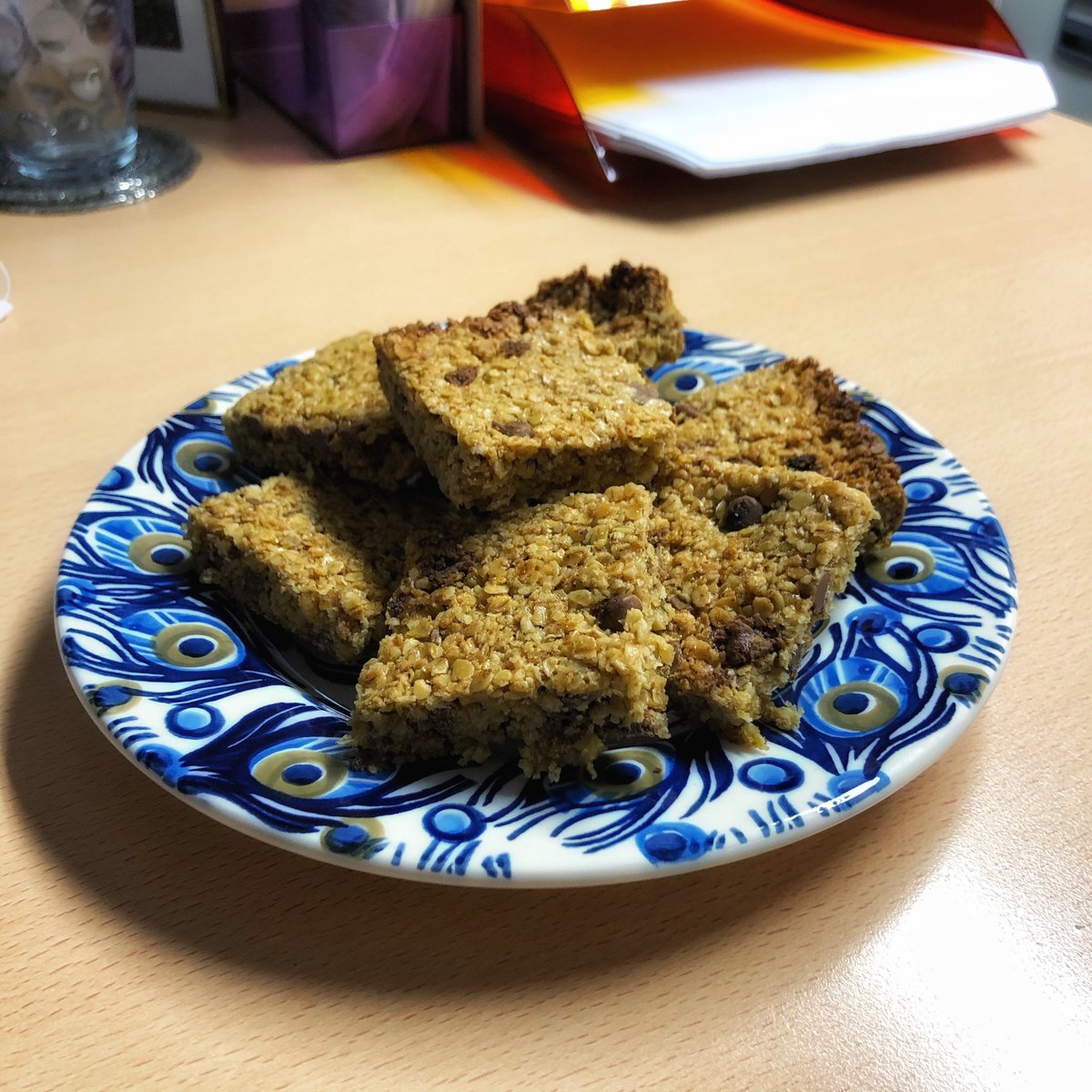 No such things as 'Blue Monday' in this office - especially when you have Jenny's flapjack to go with your morning cuppa!