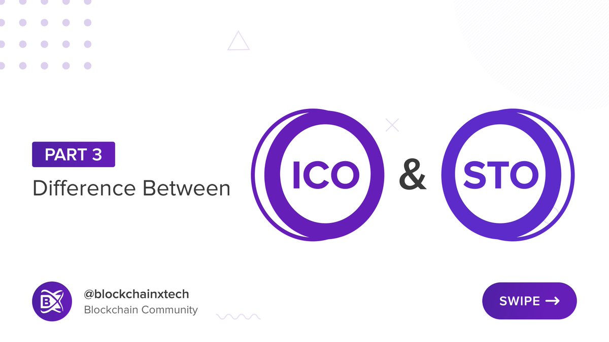 Blockchainxtech's tweet photo. Part 3: ICO vs STO
In this last and final part, you going to know about Regulations, Types of investors, Contribution, and Which is the best among the two?
#ICOvsSTO #ICO #STO #blockchaintechnology #STODevelopment #cryptocurrency https://t.co/YUsT8WS4Rp