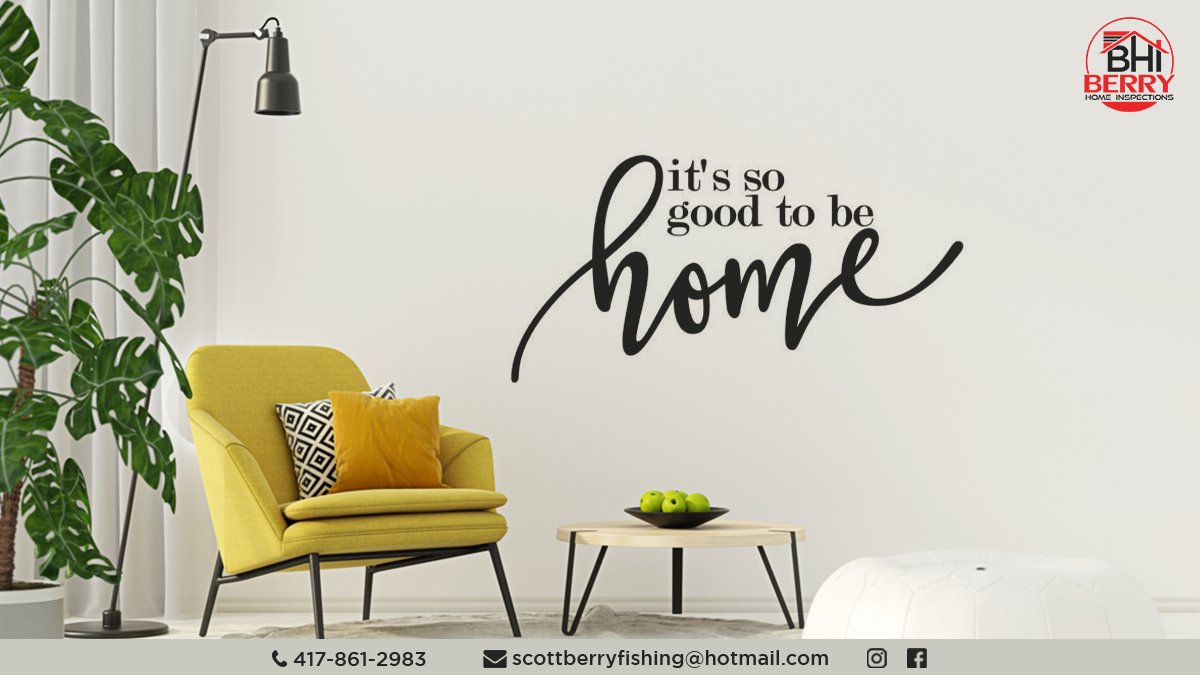 It’s good to be home.

For More Info: 4178612983
Visit Now- bit.ly/2LplaGo

#berryhomeinspection #mondayquote #homequotes #safehome #family #homeinspection #inspectionservices #tips
 #healthyhome #homesweethome