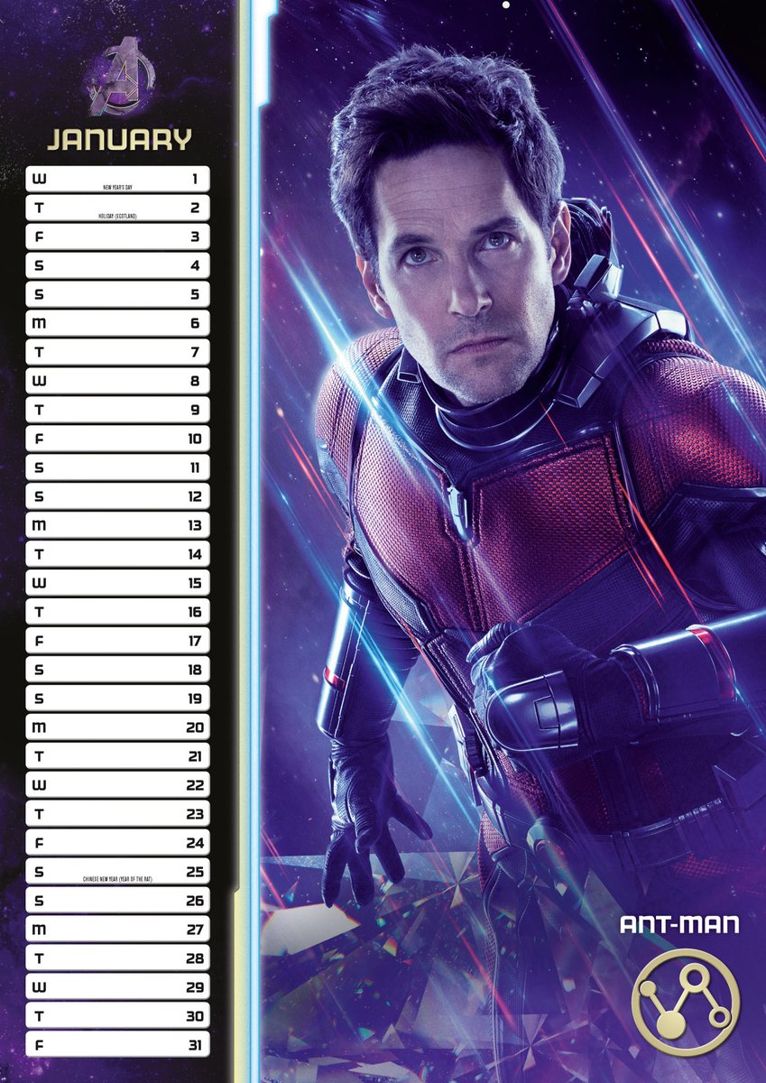 GrangeOfficial's tweet photo. Official Avengers Change It Up Calendar 2020 https://t.co/rp95NNzJ91