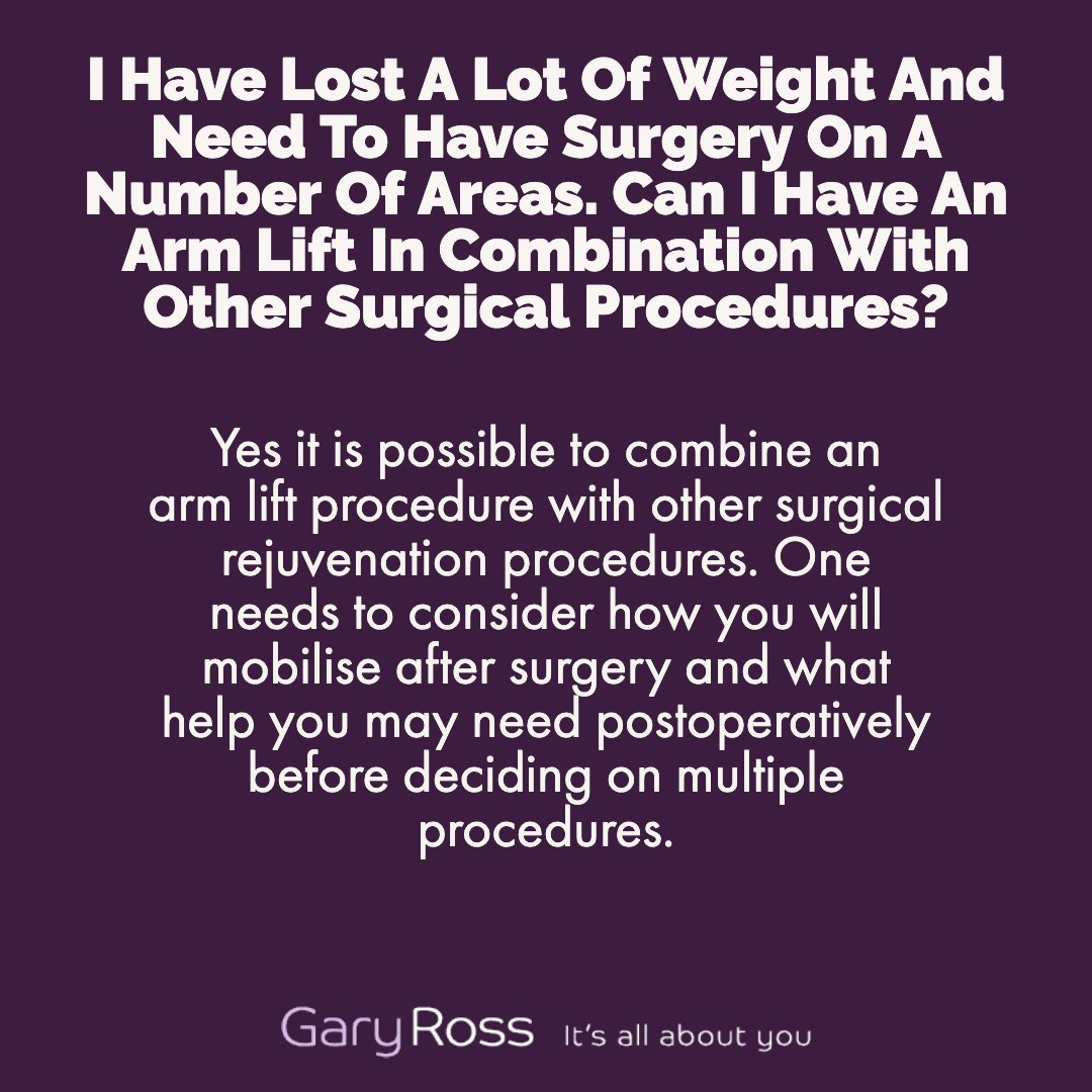 ukaesthetic's tweet photo. Today's FAQ explores whether an arm lift can be performed in combination with other surgical procedures. #combinationsurgery https://t.co/HS0xIFt5Bk