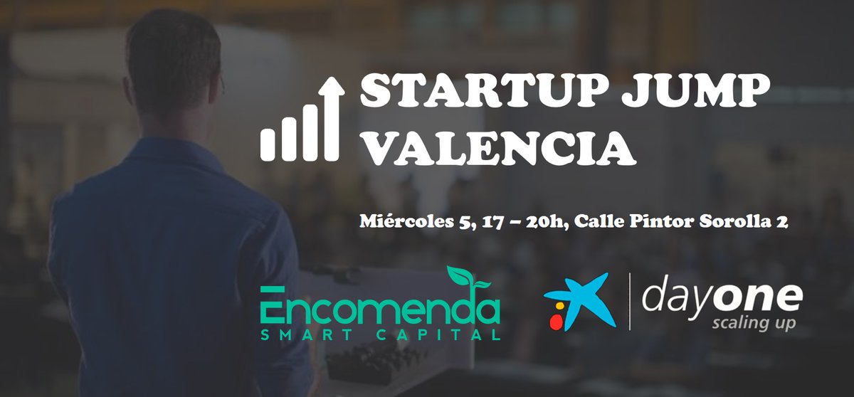 EncomendaVC's tweet image. ¡Startup Jump llega a Valencia! El 5 de febrero organizamos junto a  @dayoneCABK nuestro 3r #StartupJump🚀! Ven y presenta tu proyecto delante de inversores. Puedes inscribirte en el siguiente enlace: bit.ly/2TFEfJq @carlosblanco @ojuncosa @2miguelsanz @mario_brass